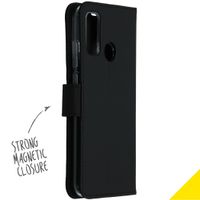 Accezz Étui de télephone Wallet Huawei P Smart (2020) - Noir
