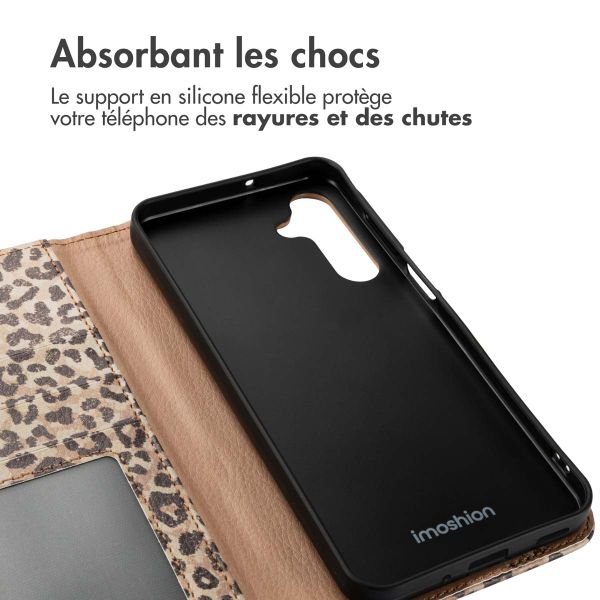 imoshion Étui de téléphone portefeuille Design Samsung Galaxy A16 5G - Leopard Mood