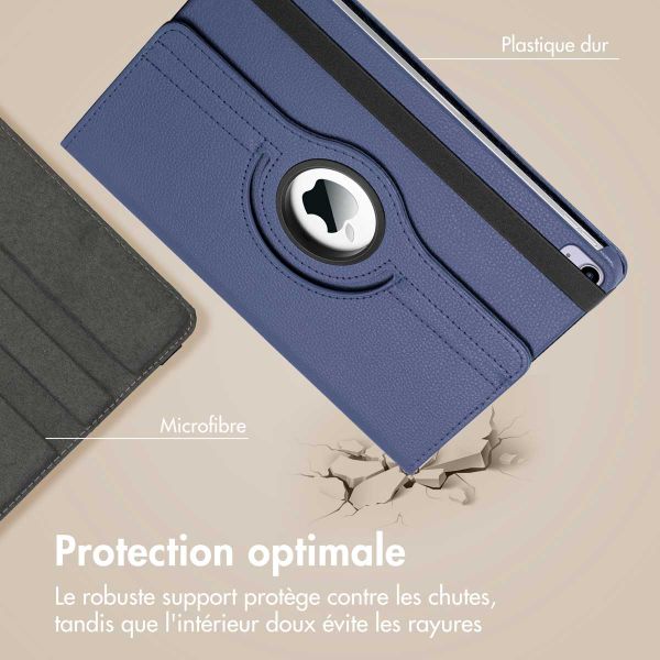 imoshion Coque tablette rotatif à 360° iPad 11 (2025) 11 pouces / iPad 10 (2022) 10.9 pouces - Bleu foncé