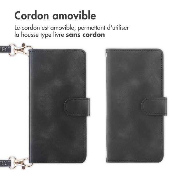 imoshion Etui de télephone portefeuille avec cordon Samsung Galaxy A14 (5G/4G) - Noir