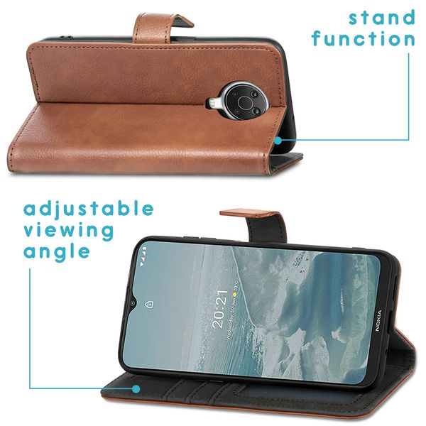imoshion Étui de télephone portefeuille Nokia G10 / G20 - Marron