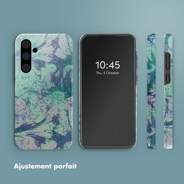 Selencia Coque arrière Vivid Samsung Galaxy A55 - Fresh Paint Green