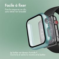 imoshion Coque rigide à couverture complète Apple Watch 7 / 8 / 9 - 41 mm - Vert foncé