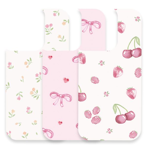 Holdit Pack d'impression Apple iPhone 14 Pro Max / 15 Pro Max / 16 Pro Max - Pink Breeze