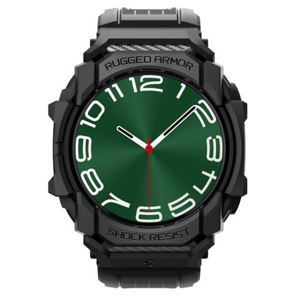 Spigen Rugged Armor™ Pro Case Samsung Galaxy Watch Ultra (2024/2025) - Noir Mat