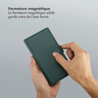 Selencia Étui portefeuille amovible Olyn avec MagSafe Samsung Galaxy S24 Ultra - Vert