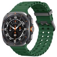 imoshion Bracelet Ocean en silicone Samsung Galaxy Watch Ultra (2024/2025) - Vert foncé