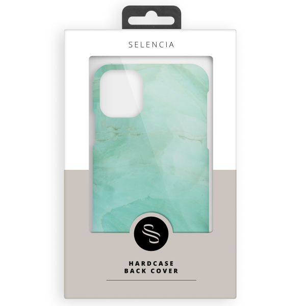 Selencia Coque Maya Fashion iPhone 12 (Pro) - Marble Green