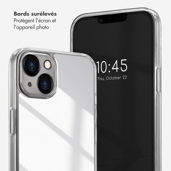 Selencia Coque Mirror Apple iPhone 13 - Argent