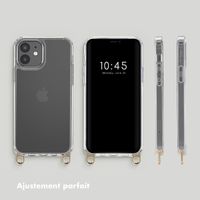 Selencia Coque arrière avec crochets amovibles Apple iPhone 12 (Pro) - Transparent
