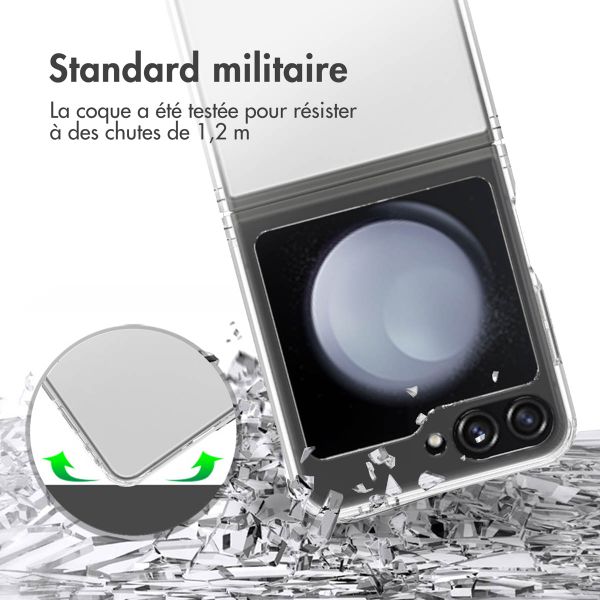 Accezz Coque Xtreme Impact Samsung Galaxy Z Flip 6 - Transparent