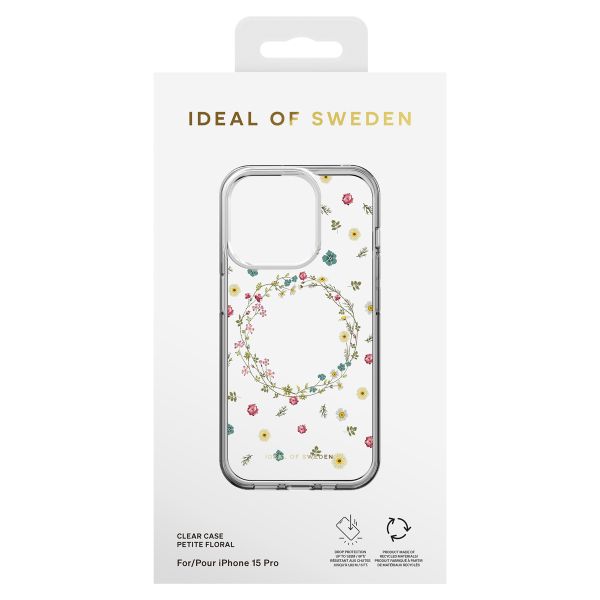 iDeal of Sweden Coque arrière Mirror Apple iPhone 15 Pro - Petite Floral