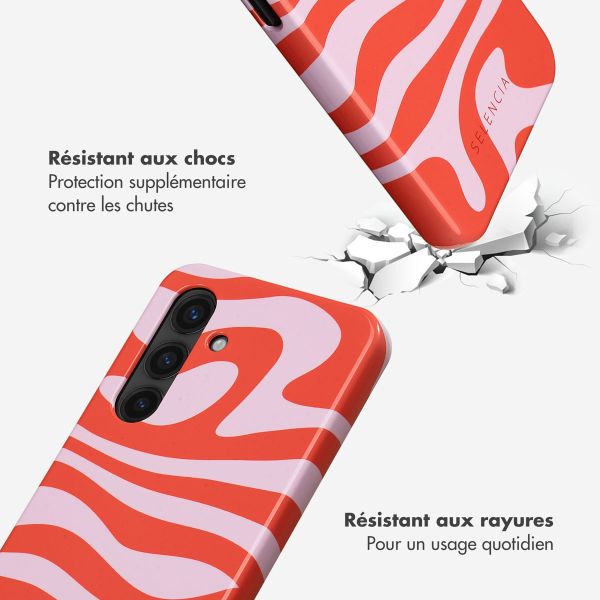 Selencia Coque arrière Vivid Samsung Galaxy S24 - Dream Swirl Pink