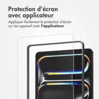 Accezz Protection d'écran en verre trempé avec applicateur iPad Pro 13 (2024) M4