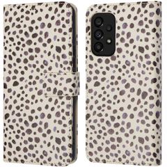 imoshion ﻿Étui de téléphone portefeuille Design Samsung Galaxy A53 - Black And White Dots