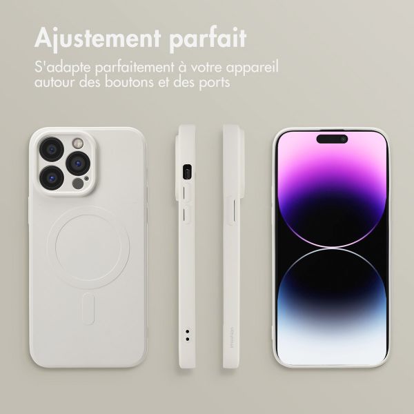 imoshion Coque Couleur avec MagSafe Apple iPhone 14 Pro Max - Beige