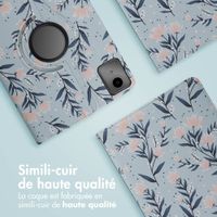 imoshion Coque tablette Design rotatif à 360° Lenovo Tab M11 - Flowers