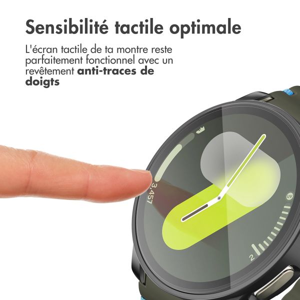 imoshion Coque rigide à couverture complète Samsung Galaxy Watch 7 - 44 mm - Noir