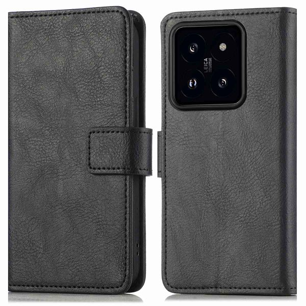 imoshion Étui de téléphone portefeuille Luxe Xiaomi 14 - Noir