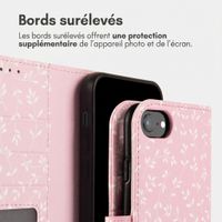 imoshion Étui de télephone portefeuille Design Apple iPhone 17e / 16e - Pink Bazaar Flowers