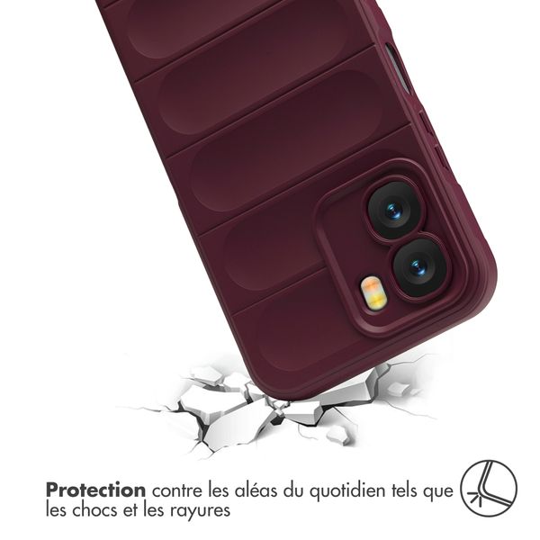 imoshion EasyGrip Backcover Oppo A6x (4G/5G) - Aubergine