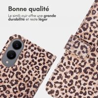imoshion Étui de télephone portefeuille Design Samsung Galaxy S25 Edge - Leopard Mood