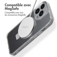 Accezz Coque Ring Stand avec MagSafe iPhone 13 Pro - Transparent