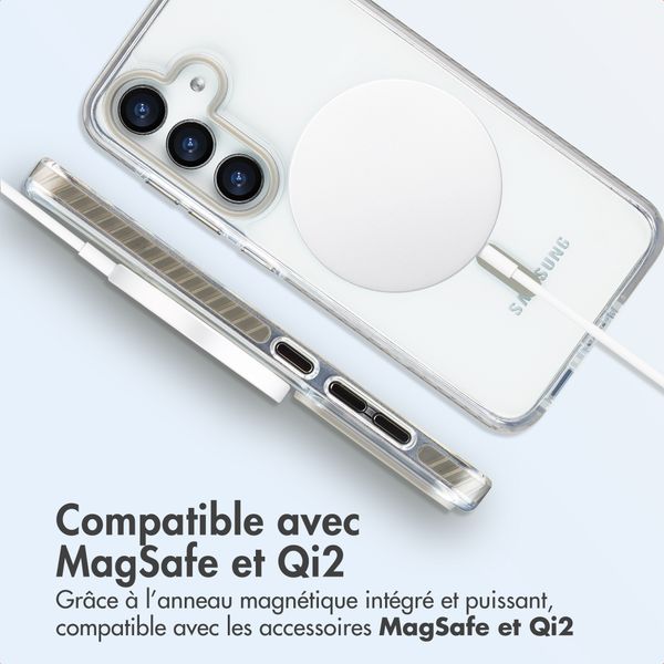 imoshion Coque Combat MagSafe Samsung Galaxy S25 - Gris