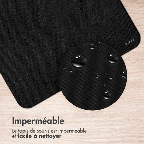 imoshion Tapis de souris - 21 x 26 cm - Noir