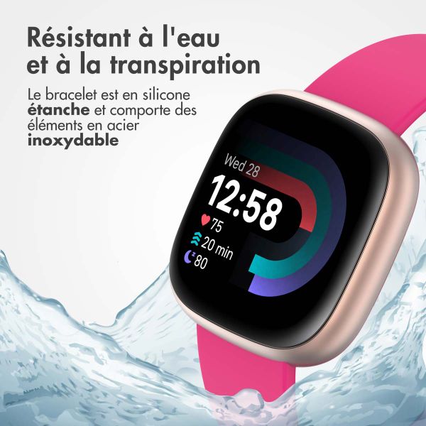 imoshion Bracelet silicone Fitbit Versa / Versa 2 / Versa Lite - Taille S - Rose