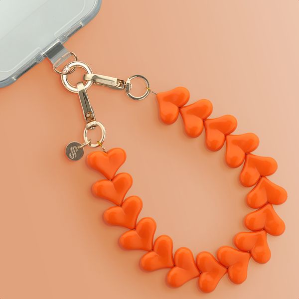 Selencia Lova Dragonne Cœur - Orange