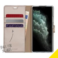Accezz Étui de télephone Wallet Samsung Galaxy A42 - Doré