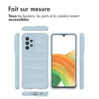 imoshion Coque arrière EasyGrip Samsung Galaxy A33 - Bleu clair