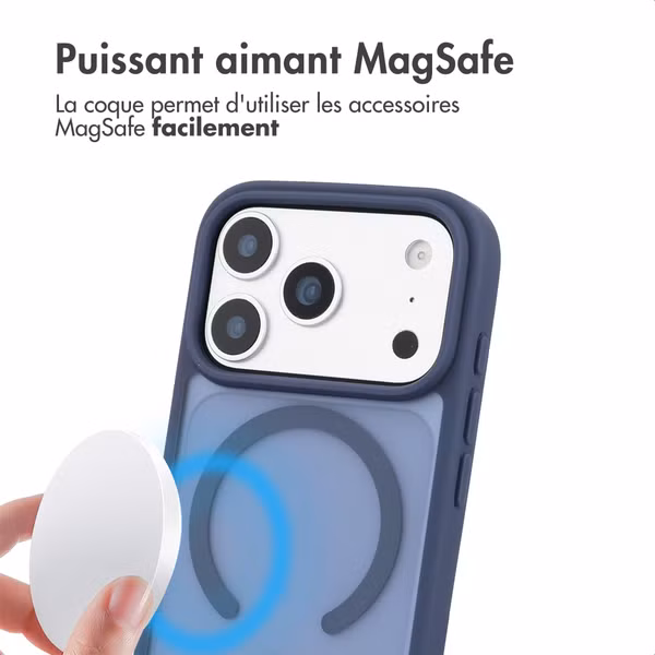 imoshion Coque Color Guard avec MagSafe Apple iPhone 17 Pro - Bleu foncé