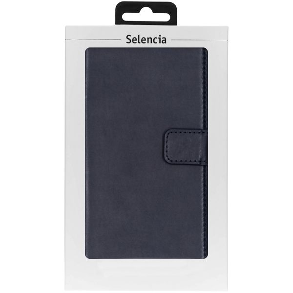 Selencia Étui de téléphone portefeuille en cuir véritable Huawei Y6 (2018)