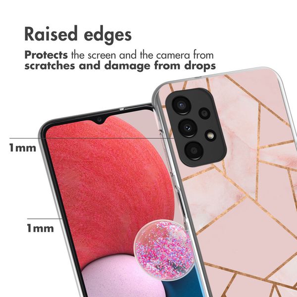 imoshion Coque Design Samsung Galaxy A13 (4G) - Pink Graphic