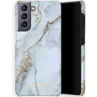 Selencia Coque Maya Fashion Samsung Galaxy S21 - Marble Stone