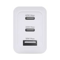 dbramante1928 Chargeur Re-charge 2x USB-C 65 W et USB-A 18 W - Blanc