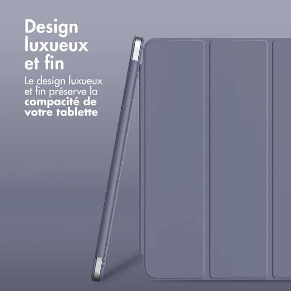 imoshion Magnetic etui de téléphone portefeuille Apple iPad Air 11 pouces (2025) M3 / (2024) M2 / Air 5 (2022) / Air 4 (2020) - Lavender