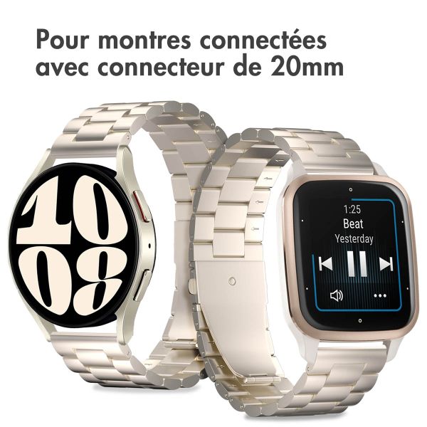 imoshion Bracelet en acier  - Connexion universelle 20 mm - Starlight