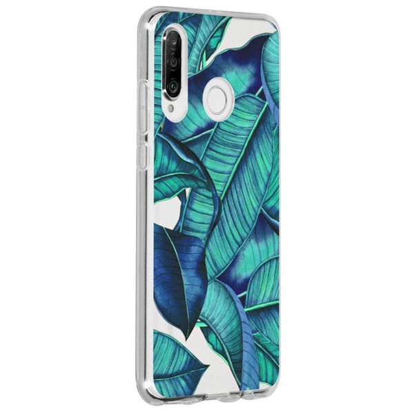 Coque design Huawei P30 Lite - Blue Botanic