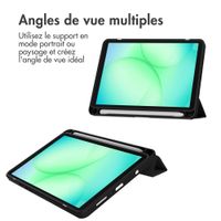 imoshion Coque tablette rigide Trifold Samsung Galaxy Tab A11 / A9 8.7 pouces - Noir