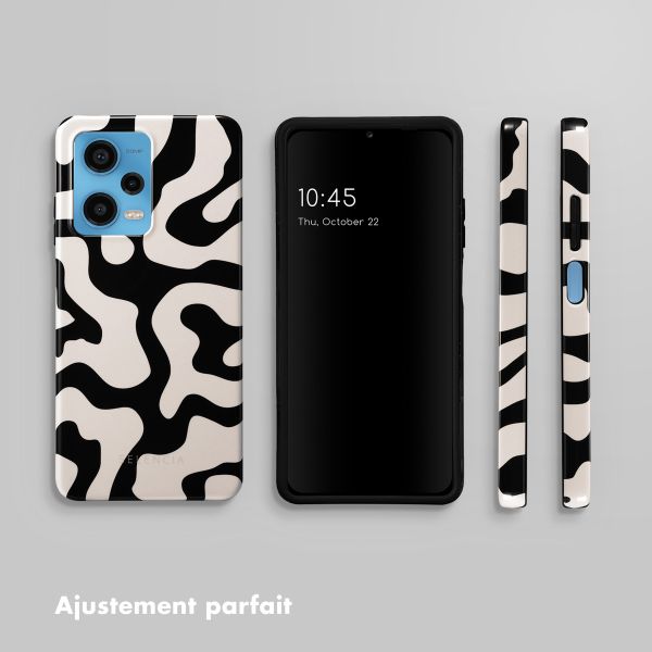 Selencia Coque arrière Vivid Tough Xiaomi Redmi Note 12 Pro - Art Wave Black