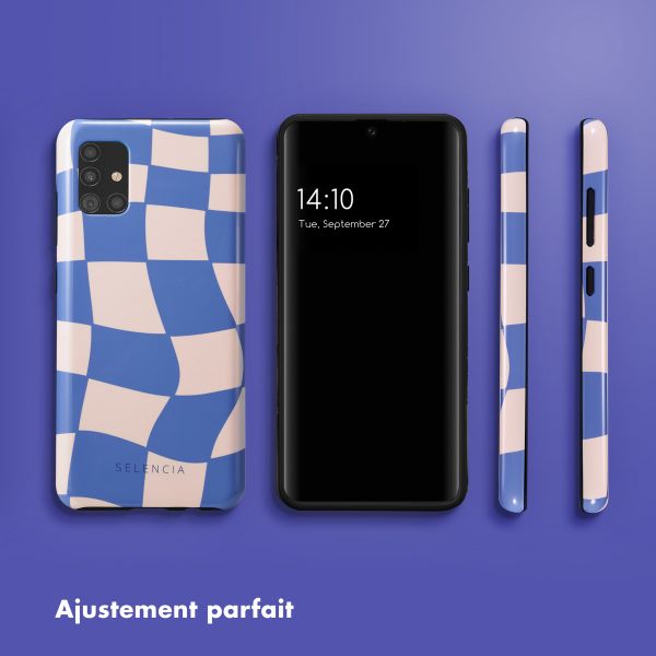 Selencia Coque arrière Vivid Tough Samsung Galaxy A51 - Groovy Sapphire Blue