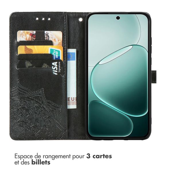 imoshion Etui de télephone Mandala Oppo A6 Pro (5G) - Noir