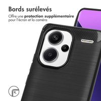 imoshion Coque Brushed Xiaomi Redmi Note 13 Pro Plus (5G) - Noir