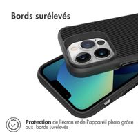 imoshion Coque Rugged Hybrid Carbon Apple iPhone 13 Pro - Noir