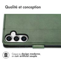 imoshion Étui de téléphone portefeuille Luxe Samsung Galaxy S23 FE - Vert