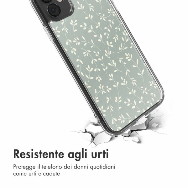 imoshion Coque Design Apple iPhone 11 - Smoke Green Flowers