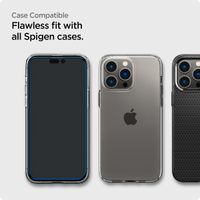 Spigen Protection d'écran en verre trempé GLAStR Fit 2 Paquets + Applicator Apple iPhone 14 Pro